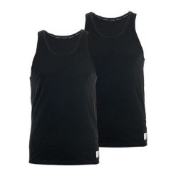 Calvin Klein Dwupak T-shirt męski M czarny. Czarne koszulki męskie Calvin Klein, m, bez wzorów, bez kołnierzyka, bez rękawów. Za 169,00 zł.