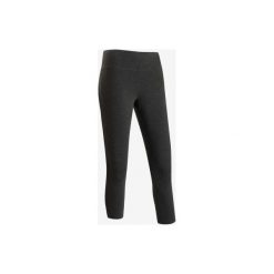 Legginsy slim Gym & Pilates 7/8 520 Stretch damskie. Szare legginsy damskie NYAMBA, xl, bez wzorów, z elastanu. Za 59,99 zł.