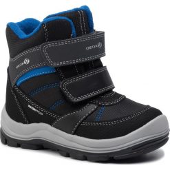 Śniegowce GEOX - B Trivor B.Bwpf A B943TA 0CE54 C0245 D Black/Royal. Czarne śniegowce chłopięce Geox, bez zapięcia. Za 309,00 zł.