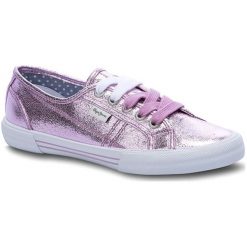 Sneakersy w kolorze fioletowym. Fioletowe sneakersy damskie Melissa, Pepe Jeans, z materiału. W wyprzedaży za 109,95 zł.