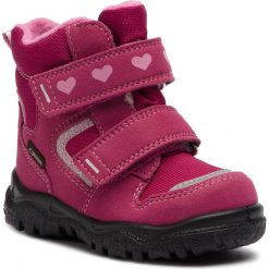 Śniegowce SUPERFIT - GORE-TEX 3-09045-50 M Rot/Rosa. Różowe śniegowce dziewczęce Superfit, bez zapięcia. W wyprzedaży za 219,00 zł.