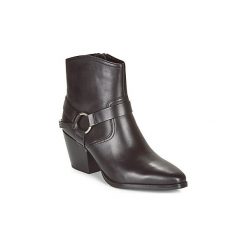 Botki MICHAEL Michael Kors GOLDIE BOOTIE. Czarne botki damskie MICHAEL Michael Kors, bez obcasa, bez zapięcia. W wyprzedaży za 799,20 zł.