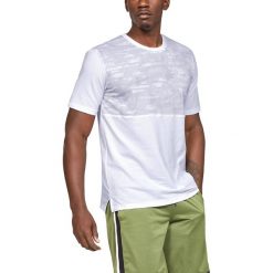 Under Armour Sportstyle Koszulka Biały. Białe podkoszulki męskie Under Armour, s, bez wzorów, z elastanu, z krótkim rękawem. Za 171,95 zł.