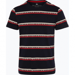 Nils Sundström - T-shirt męski, niebieski. Niebieskie t-shirty męskie marki Nils Sundström, m, bez wzorów, bez kołnierzyka. Za 89,95 zł.