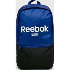 Reebok - Plecak. Niebieskie plecaki damskie Reebok, bez wzorów, z poliesteru. W wyprzedaży za 79,90 zł.