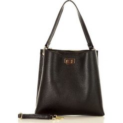 MARCO MAZZINI Torebka skórzana miejski kuferek italian bag czarna. Czarne kuferki damskie MAZZINI, bez wzorów, ze skóry, eleganckie, na ramię, bez dodatków. Za 299,00 zł.