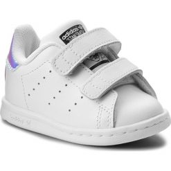 Buty adidas - Stan Smith Cf I AQ6274 Metsil/Metsil/Ftwwht. Białe półbuty dziewczęce Adidas, na rzepy. Za 199,00 zł.