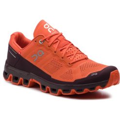 Buty ON - Cloudventure 00022 Flare/Dawn 99953. Pomarańczowe buty sportowe męskie On, ze skóry ekologicznej, bez zapięcia, do biegania. Za 699,00 zł.