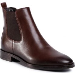 Sztyblety GINO ROSSI - I020-30090VRB Brown. Pomarańczowe kozaki damskie Gino Rossi, ze skóry, bez obcasa, bez zapięcia. Za 299,99 zł.