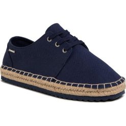 Espadryle BIG STAR - FF274779 Navy. Niebieskie espadryle damskie BIG STAR, na co dzień, bez wzorów, z tworzywa sztucznego, retro, bez obcasa, na płaskiej podeszwie, bez zapięcia. Za 119,00 zł.