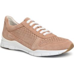 Sneakersy GEOX - D Sukie B D02F2B 00022 C8191 Dk Skin. Brązowe półbuty damskie Geox, ze skóry. Za 429,00 zł.