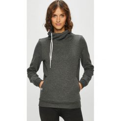 Only Play - Bluza. Szare bluzy damskie Only Play, s, z nadrukiem, z bawełny, bez rękawów, z kapturem. W wyprzedaży za 119,90 zł.