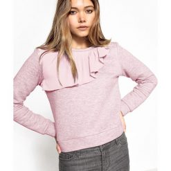 Bluza dwumateriałowa, szeroka. Czerwone bluzy damskie marki MADEMOISELLE R, l, z bawełny. Za 167,96 zł.