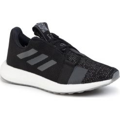 Buty adidas - SenseBoost Go W EG0943 Cblack/Gresix/Grethr. Czarne buty sportowe damskie Adidas, bez wzorów, z tworzywa sztucznego, sportowe, do biegania. Za 499,00 zł.