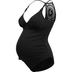 Stroje dwuczęściowe damskie: Cache Coeur MATERNITY TANKINI WITH FIXED PADS SET Bikini black