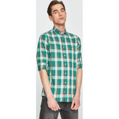 Tommy Hilfiger - Koszula. Zielone koszule męskie marki TOMMY HILFIGER, s, w kratkę, z bawełny, casualowe, button down, z długim rękawem. Za 399,90 zł.