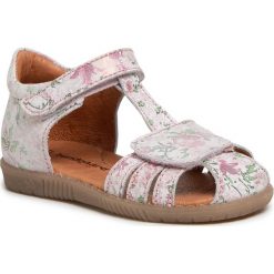 Sandały BUNDGAARD - Roberta BG202090G S Flower 925. Różowe sandały dziewczęce Bundgaard, ze skóry, bez zapięcia. Za 349,00 zł.