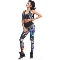 Top Push up Steel. Czarne topy damskie FJ!, s, bez wzorów, z elastanu, bez rękawów, do biegania. Za 139,00 zł.
