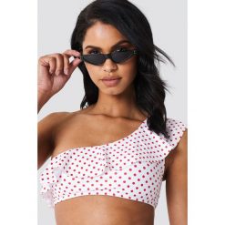 Bikini: Hot Anatomy Góra bikini w kropki – White,Red