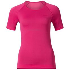 Topy sportowe damskie: Odlo Koszulka tech Shirt s/s crew neck EVOLUTION X-LIGHT różowy XL
