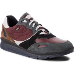 Sneakersy GEOX - U Sandford B Abx A U44S7A 020FU C9AA7 Anthracite/Wine. Czerwone sneakersy męskie Geox, bez zapięcia. W wyprzedaży za 369,00 zł.