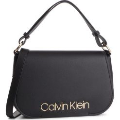 Torebka CALVIN KLEIN - Dressed Up Satchel K60K605373 001. Czarne torebki klasyczne damskie Calvin Klein, bez wzorów, ze skóry, klasyczne, na ramię, bez dodatków. Za 699,00 zł.
