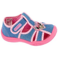 Disney By Arnetta Sandały Dziewczęce Minnie 28 Niebieski. Niebieskie sandały dziewczęce Disney By Arnetta, bez zapięcia. Za 59,00 zł.