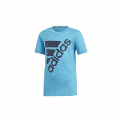 T-shirty z krótkim rękawem Dziecko adidas Must Haves Koszulka Badge of Sport. Niebieskie t-shirty chłopięce z krótkim rękawem marki Adidas. Za 69,95 zł.