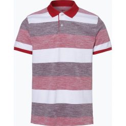Nils Sundström - Męska koszulka polo, czerwony. Czerwone koszulki polo męskie marki Nils Sundström, m, w paski, z bawełny. Za 49,95 zł.