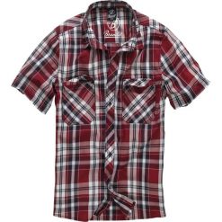 Brandit Roadstar Workershirt czerwony/czarny/biały. Czerwone koszule męskie marki Brandit, m, klasyczne, z klasycznym kołnierzykiem, z krótkim rękawem. Za 121,90 zł.