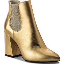 Buty zimowe damskie: Botki KAZAR - Alora 31313-01-13 Złoty