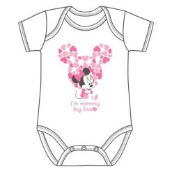 Disney By Arnetta Body Dziewczęce Minnie 56 Białe. Białe body niemowlęce Disney By Arnetta, z nadrukiem, z bawełny, bez rękawów. W wyprzedaży za 29,00 zł.