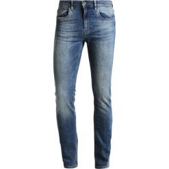 Pier One Jeansy Slim Fit blue denim. Niebieskie rurki męskie Pier One. W wyprzedaży za 126,65 zł.