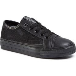 Tenisówki BIG STAR - FF274489 Black. Czarne półbuty damskie BIG STAR, bez wzorów, z gumy, bez zapięcia. Za 139,00 zł.
