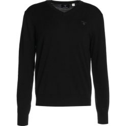 Kardigany męskie: GANT WEIGHT VNECK Sweter schwarz