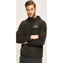 EA7 Emporio Armani - Kurtka. Czarne płaszcze męskie EA7 Emporio Armani, xl, bez wzorów, z poliesteru, krótkie, z kapturem. W wyprzedaży za 449,90 zł.