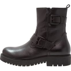Botki damskie: Pier One Botki kowbojki i motocyklowe black