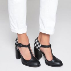 Czółenka: Czółenka back tartan