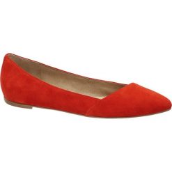 Baleriny damskie: baleriny damskie 5th Avenue czerwone