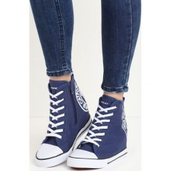Sneakersy damskie: Granatowe Sneakersy Rubby