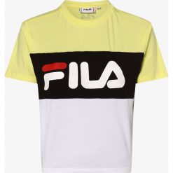 FILA - T-shirt damski – Allison, żółty. Żółte t-shirty damskie Fila, l, bez wzorów, bez kołnierzyka. Za 159,95 zł.
