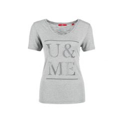 S.Oliver T-Shirt Damski 40 Szary. Szare t-shirty damskie S.Oliver, s. W wyprzedaży za 49,00 zł.