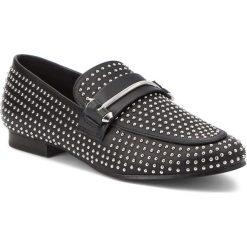 Lordsy STEVE MADDEN - Kast Loafer 91000896-07080-01001 Black. Czarne mokasyny damskie marki Steve Madden, ze skóry ekologicznej, na płaskiej podeszwie. W wyprzedaży za 359,00 zł.