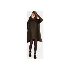 Bluza BIJU Model B02. Zielone bluzy z kieszeniami damskie marki Biju, m, z krótkim rękawem, krótkie. Za 339,00 zł.