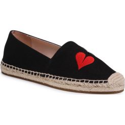 Espadryle KATE SPADE - Grenada LIps K0053 Black. Czarne espadryle damskie Kate Spade, na co dzień, bez wzorów, ze skóry, bez obcasa, na płaskiej podeszwie, bez zapięcia. W wyprzedaży za 349,00 zł.
