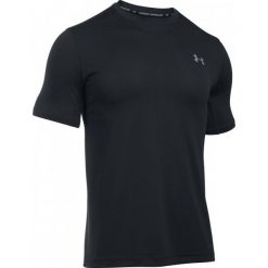 Koszulki do fitnessu męskie: Under Armour Koszulka Raid Microthread Ss Tee Black Black Steel L
