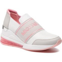 Sneakersy MICHAEL MICHAEL KORS - Felix Trainer Extreme 43S9FXFS1D Alum/Silv. Szare półbuty damskie MICHAEL Michael Kors, ze skóry. Za 799,00 zł.