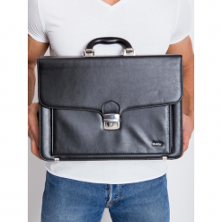 Elegancka aktówka/neseser marki rovicky skóra eko dwie komory jakość. Szare aktówki męskie ROVICKY, w paski, ze skóry ekologicznej, eleganckie. Za 179,00 zł.