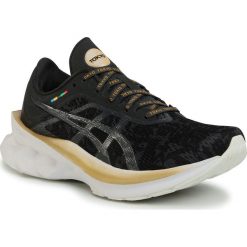 Buty ASICS - Vovablast 1012A929 Black/Graphite Grey 001. Czarne buty sportowe damskie Asics, bez wzorów, z materiału, sportowe, do biegania. Za 629,00 zł.