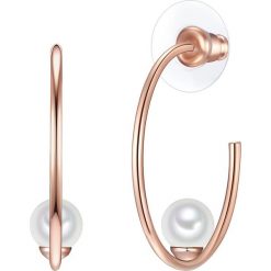 Pozłacane kolczyki-wkrętki z perłami. Żółte kolczyki damskie The Pacific Pearl Company, Nova Pearls Copenhagen & Co., z perłą, złote. W wyprzedaży za 57,95 zł.